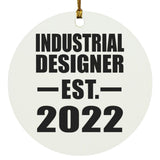Industrial Designer Established EST. 2022 - Circle Ornament