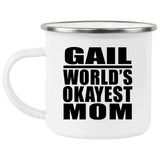 Gail World's Okayest Mom - 12oz Camping Mug