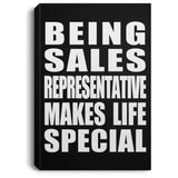 Being Sales Representative Makes Life Special - Canvas Portrait