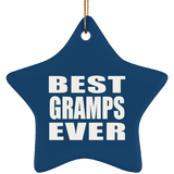 Best Gramps Ever - Star Ornament