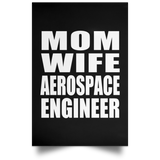 Mom Wife Aerospace Engineer - Poster Portrait