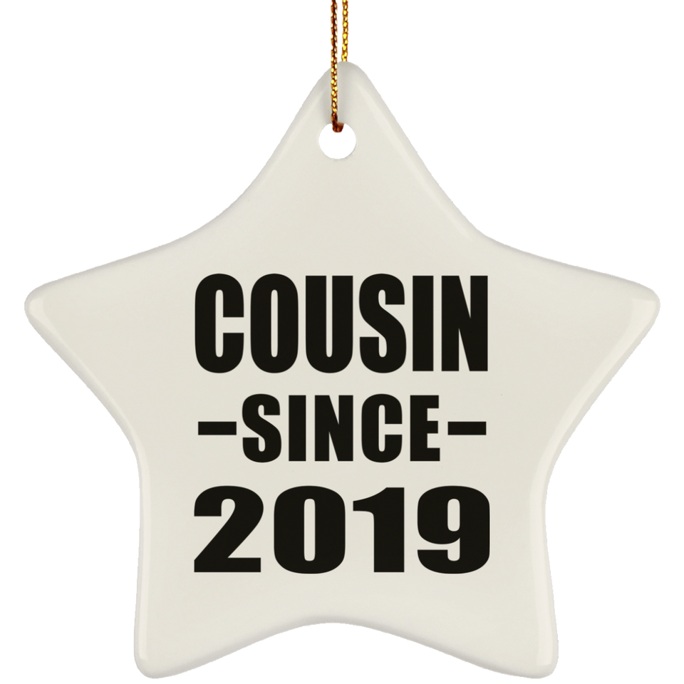 Cousin Since 2019 - Star Ornament