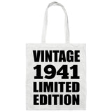 83rd Birthday Vintage 1941 Limited Edition - Tote Bag White