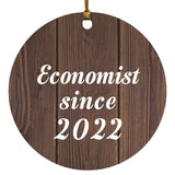 Economist Since 2022 - Circle Ornament D