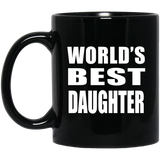 World's Best Daughter - 11 Oz Coffee Mug Black