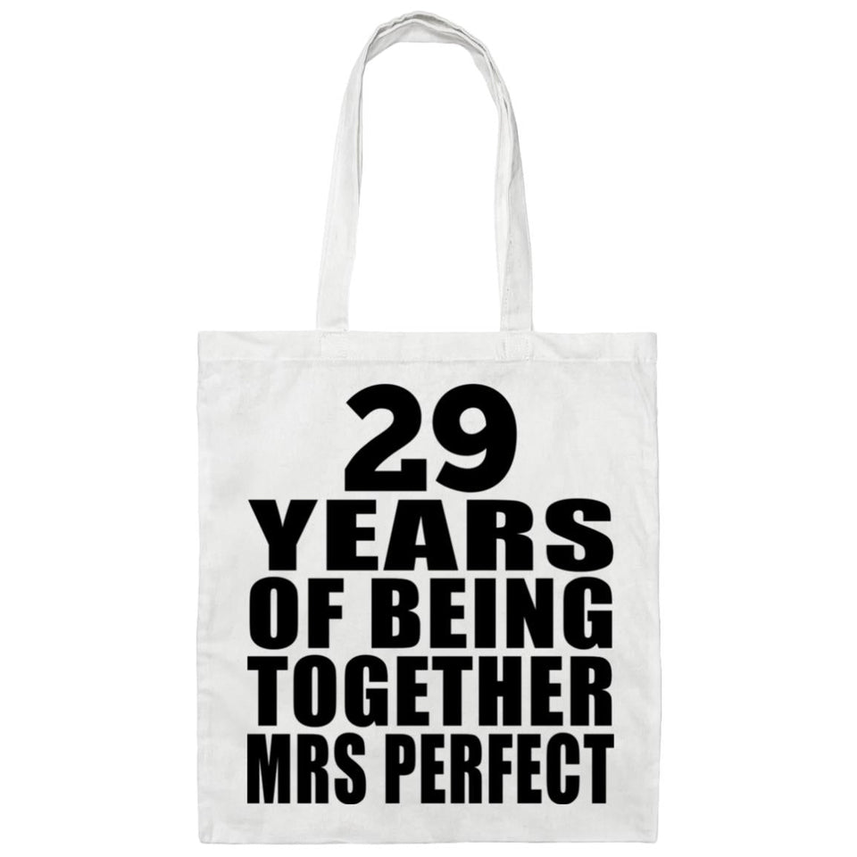 29th Anniversary 29 Years Of Being Mrs Perfect - Tote Bag White