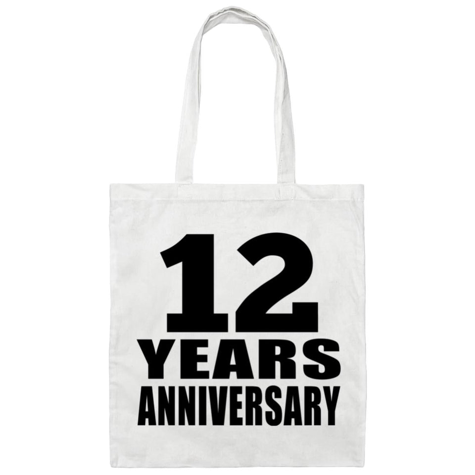 12th Anniversary 12 Years - Tote Bag White