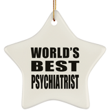 World's Best Psychiatrist - Star Ornament