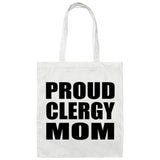 Proud Clergy Mom - Tote Bag White