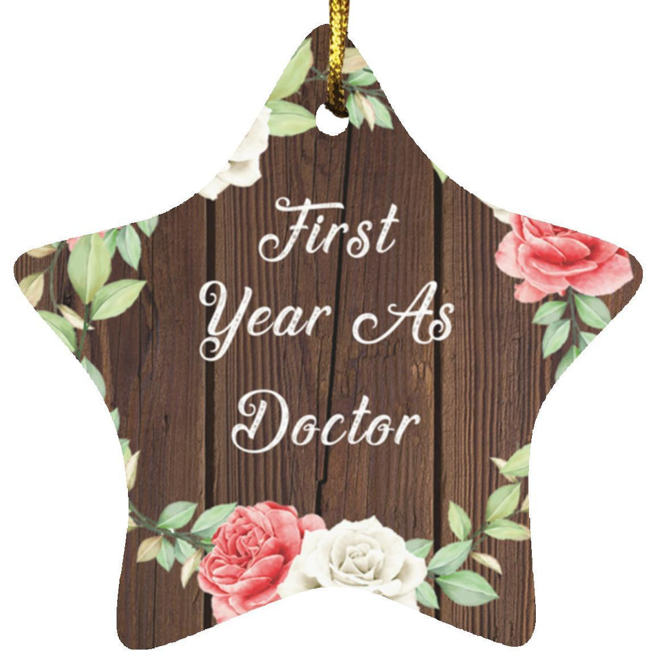 First Year As Doctor - Star Ornament A