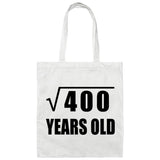 20th Birthday Square Root of 400 Years Old - Tote Bag White