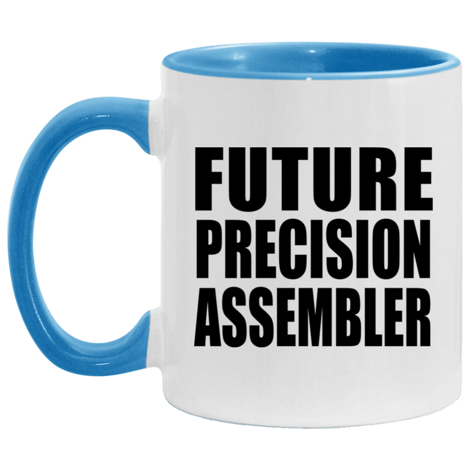 Future Precision Assembler - 11oz Accent Mug Blue