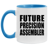 Future Precision Assembler - 11oz Accent Mug Blue