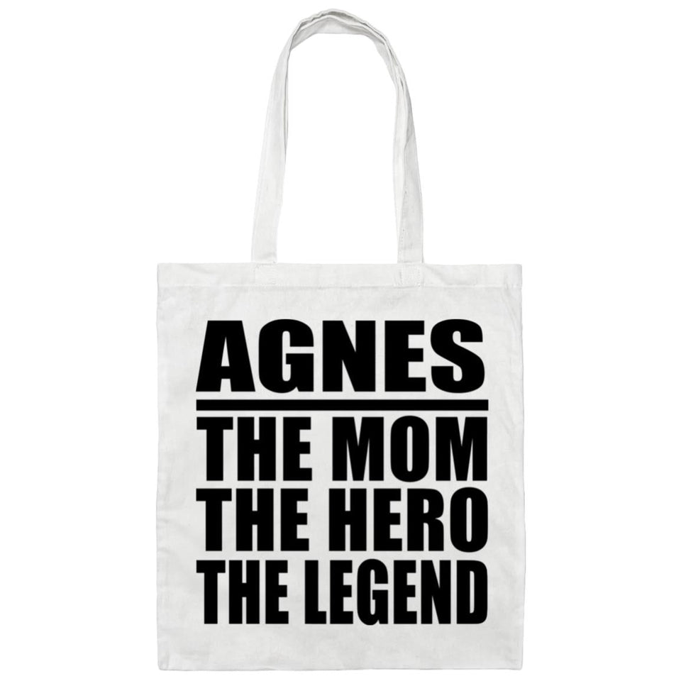 Agnes The Mom The Hero The Legend - Tote Bag White