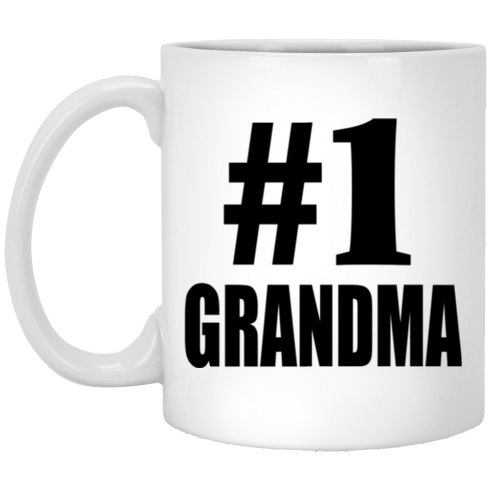 Number One #1 Grandma - 11 Oz Coffee Mug