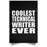Coolest Technical Writer Ever - Poster Portrait
