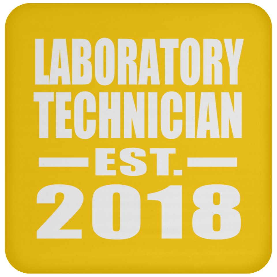 Laboratory Technician Established EST. 2018 - Drink Coaster