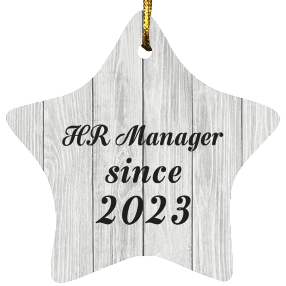 HR Manager Since 2023 - Star Ornament F