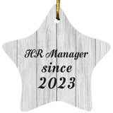 HR Manager Since 2023 - Star Ornament F