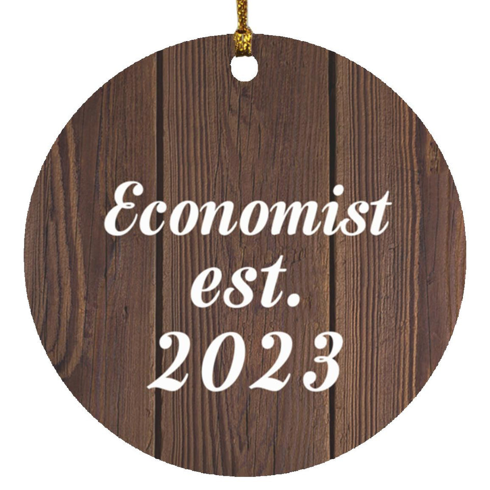 Economist Established Est. 2023 - Circle Ornament D