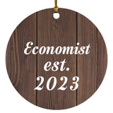 Economist Established Est. 2023 - Circle Ornament D