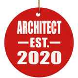 Architect Established EST. 2020 - Circle Ornament