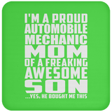 Proud Automobile Mechanic Mom Of Awesome Son - Drink Coaster