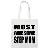 Most Awesome Step Mom - Tote Bag White