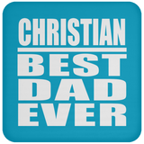 Christian Best Dad Ever - Drink Coaster