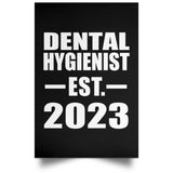 Dental Hygienist Established EST. 2023 - Poster Portrait