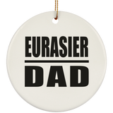 Eurasier Dad - Circle Ornament