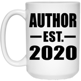 Author Established EST. 2020 - 15oz Coffee Mug