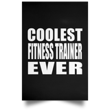 Coolest Fitness Trainer Ever - Poster Portrait