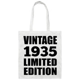 89th Birthday Vintage 1935 Limited Edition - Tote Bag White