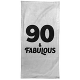 90th Birthday 90 & Fabulous - Hand Towel