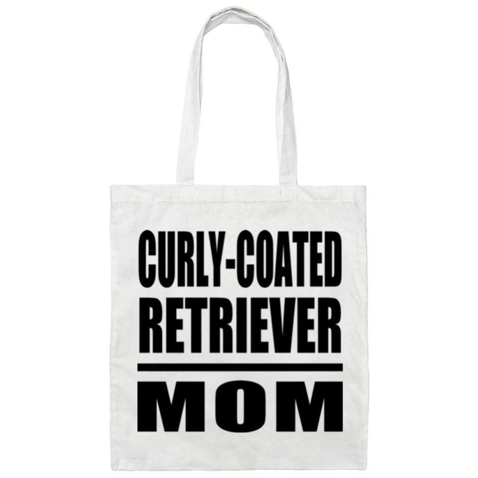 Curly-Coated Retriever Mom - Tote Bag White
