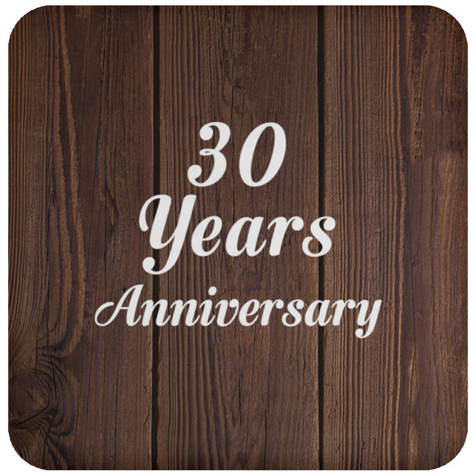 30th Anniversary 30 Years Anniversary - Drink Coaster D
