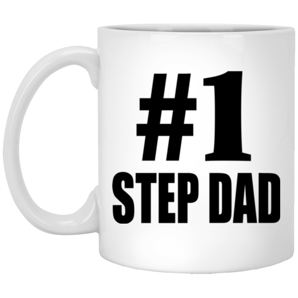 Number One #1 Step Dad - 11 Oz Coffee Mug