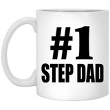 Number One #1 Step Dad - 11 Oz Coffee Mug