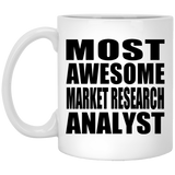 Most Awesome Market Research Analyst - 11 Oz Coffee Mug