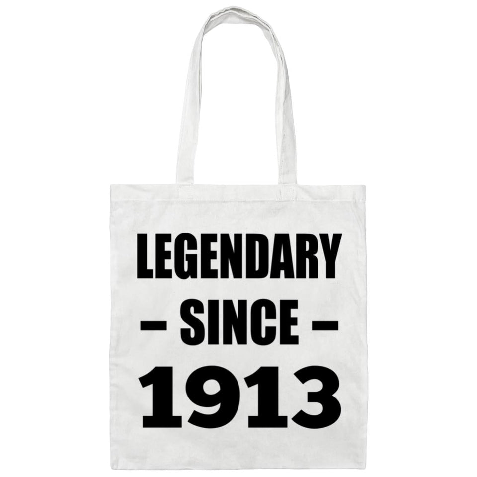 111th Birthday Legendary Since 1913 - Tote Bag White