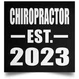 Chiropractor Established EST. 2023 - Poster Square