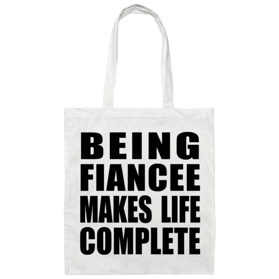 Being Fiancee Makes Life Complete - Tote Bag White