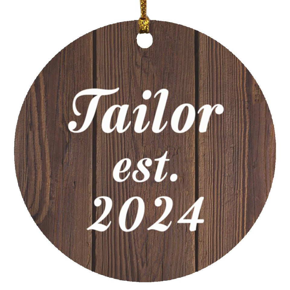 Tailor Established Est. 2024 - Circle Ornament D