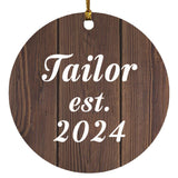 Tailor Established Est. 2024 - Circle Ornament D