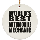 World's Best Automobile Mechanic - Circle Ornament