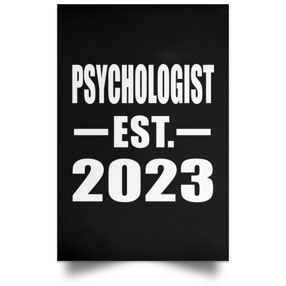 Psychologist Established EST. 2023 - Poster Portrait