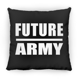 Future Army - Throw Pillow Black