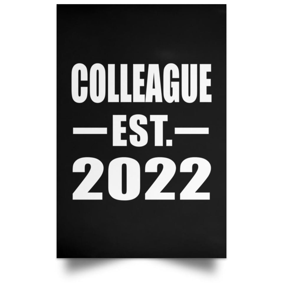 Colleague Established EST. 2022 - Poster Portrait