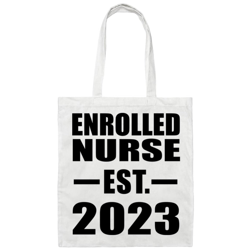 Enrolled Nurse Established EST. 2023 - Tote Bag White